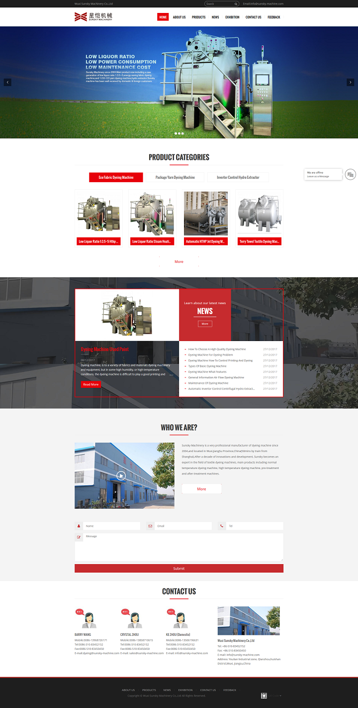 Wuxi Sunsky Machinery Co.,Ltd