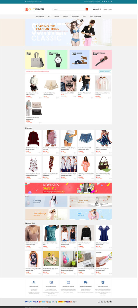 www.Jollybuyer.com Shopify 官网