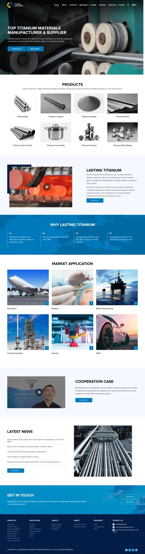 Shaanxi Lasting Titanium Industry Co., Ltd.