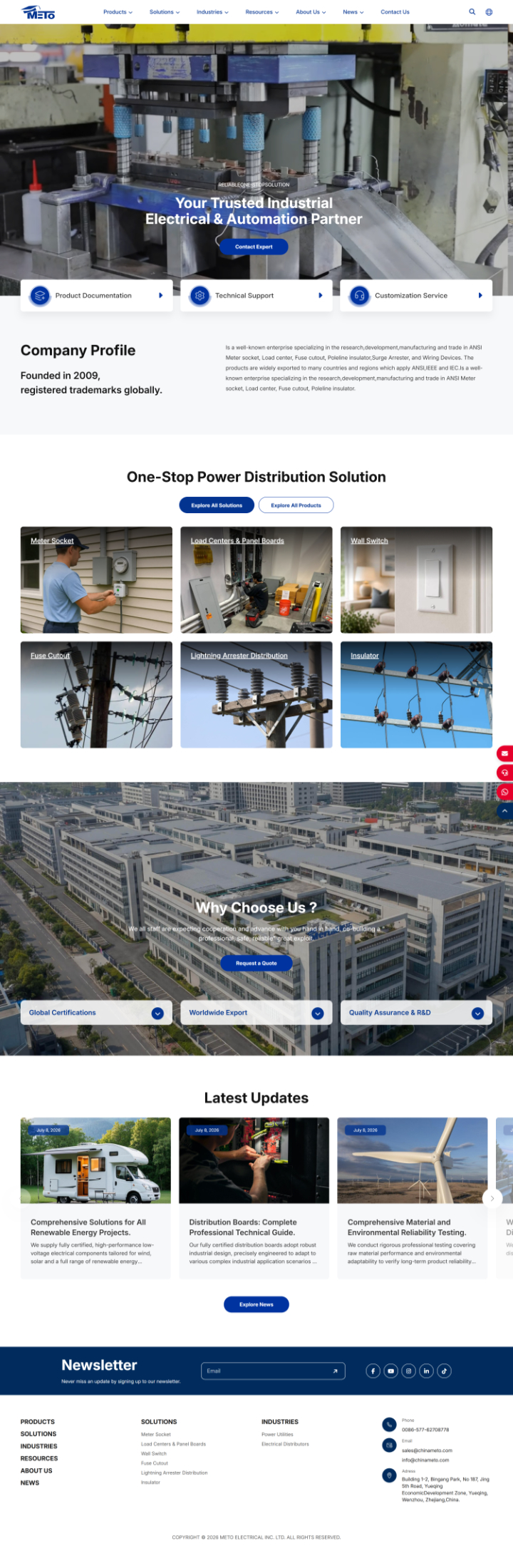 Zhejiang Meto Electrical Co., Ltd.